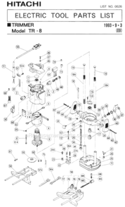 Part Location Diagram of 956-924 Hitachi Wing Bolt M6X15