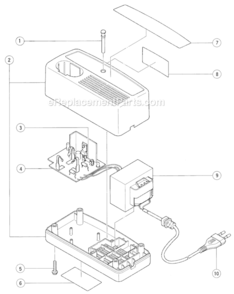 Page D Diagram and Parts List for UC12SD  Hitachi Charger