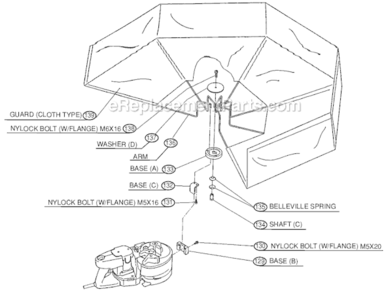 Part Location Diagram of 320907 Metabo HPT BASE (B)