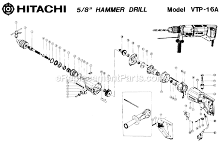 Part Location Diagram of 930733 Metabo Chuck Wrench