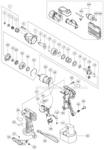 Part Location Diagram of 325549 Metabo HPT DC-Speed Control Switch