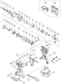 Part Location Diagram of 326295 Metabo HPT Idle Gear Set 2 Pcs.