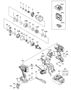 Part Location Diagram of 333747 Metabo HPT Ring Gear E