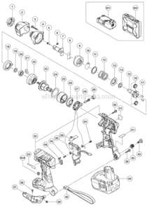 Part Location Diagram of 321894 Metabo HPT DAMPER