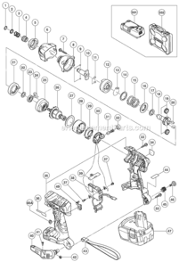 Part Location Diagram of 322717 Metabo HPT Guide Sleeve D
