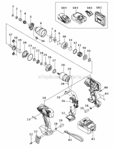 Part Location Diagram of 327001 Metabo HPT Truss Hd. Screw M4 Black