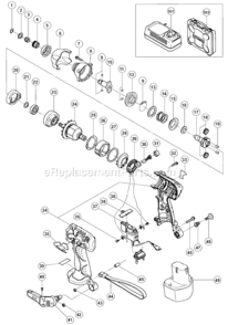 Part Location Diagram of 322741 Metabo HPT HAMMER SPRING (E)