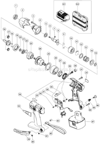 Part Location Diagram of 319-908 Hitachi Inner Cover