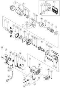 Part Location Diagram of 971016 Metabo HPT GEAR SHAFT