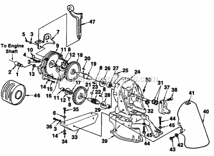 Page C Diagram and Parts List for 111DP3 UT-01482-A Homelite Water Pump