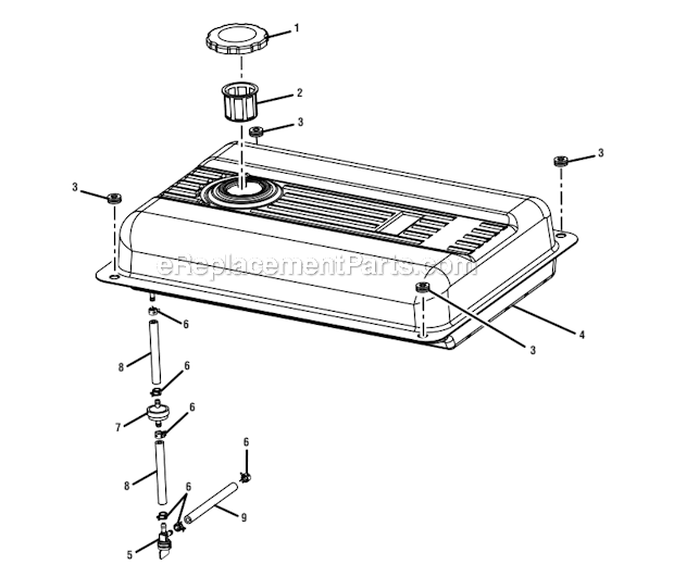 Page C Diagram and Parts List for PS7000  Homelite Generator