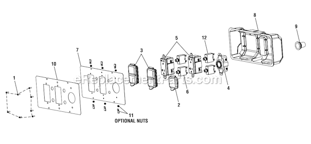 Page D Diagram and Parts List for PS906025  Homelite Generator