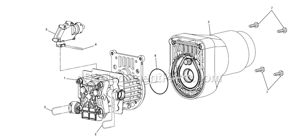 Page C Diagram and Parts List for PS80720  Homelite Pressure Washer