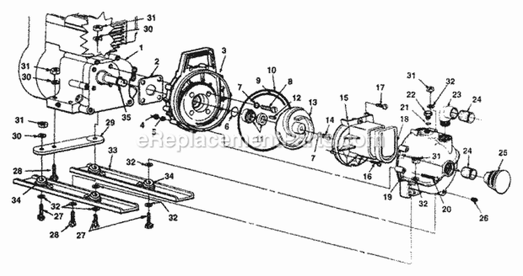 Portable_Pumps_Ap520 Diagram and Parts List for AP520 UT-01552-A Homelite Water Pump