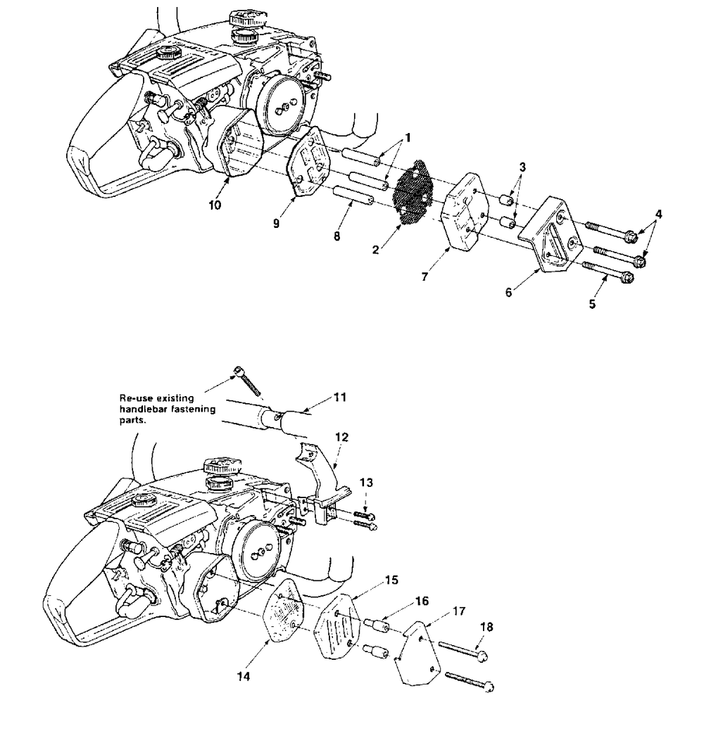 Mufflers Diagram and Parts List for SUPEREZAO UT-10537-A Homelite Chainsaw