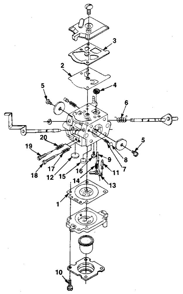 Diagram 4 Diagram and Parts List for HB-180  Homelite Leaf Blower / Vacuum