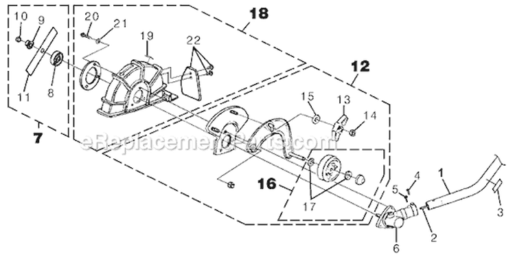 Page A Diagram and Parts List for EA250 UT15513 Homelite Trimmer