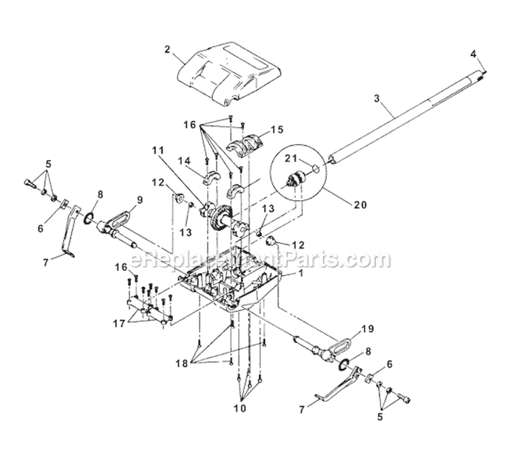 Page D Diagram and Parts List for F2040 UT-20791 Homelite Trimmer