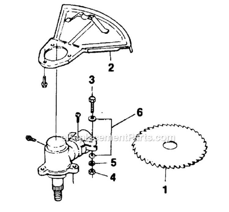 Page E Diagram and Parts List for HK24 UT-18001-A Homelite Trimmer