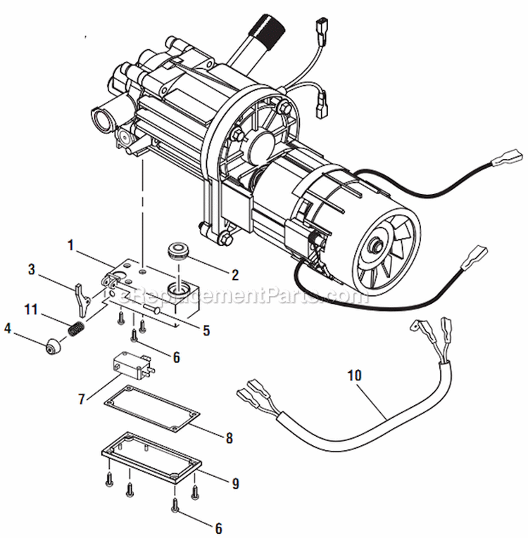 Page C Diagram and Parts List for HL80215MO  Homelite Pressure Washer