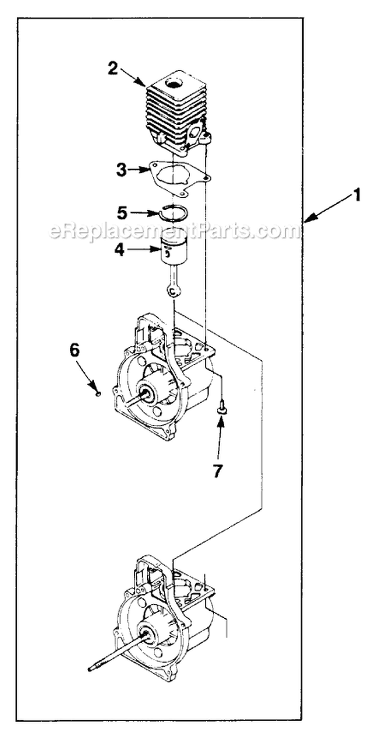 Page C Diagram and Parts List for HLT18 UT-20584-1 Homelite Trimmer