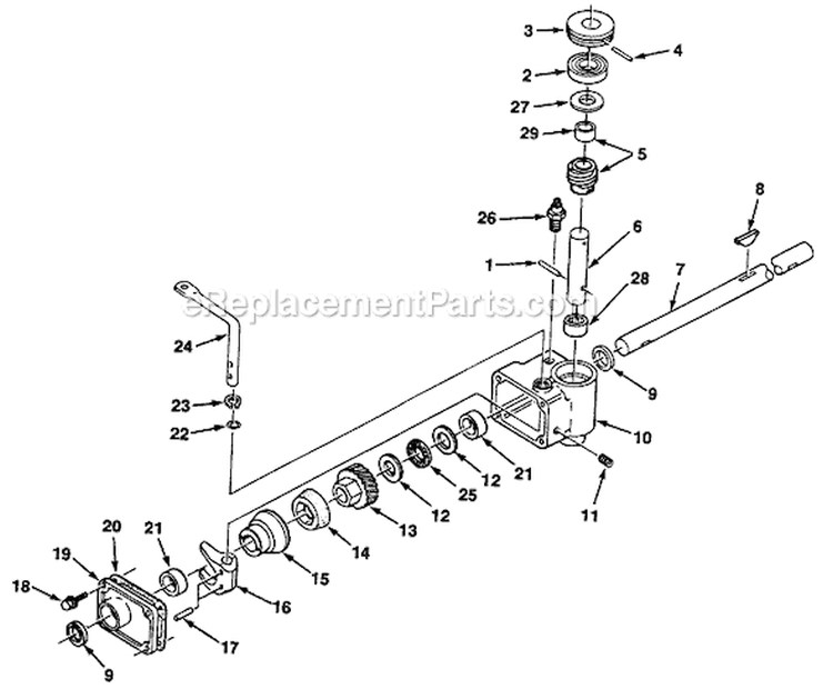 Page A Diagram and Parts List for HMB21P4C UT-30121 Homelite Lawn Mower