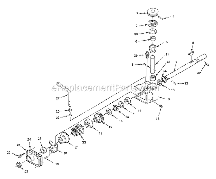 Page A Diagram and Parts List for HSB21P5EI UT-30517-B Homelite Lawn Mower