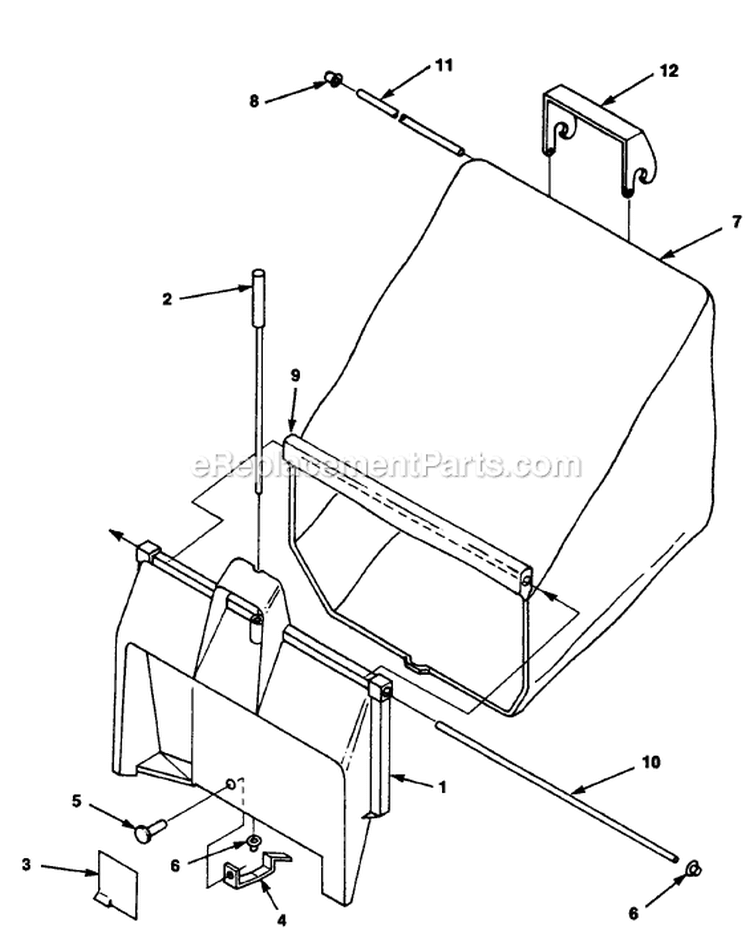 Page A Diagram and Parts List for HSB21P5G UT-30140-1 Homelite Lawn Mower