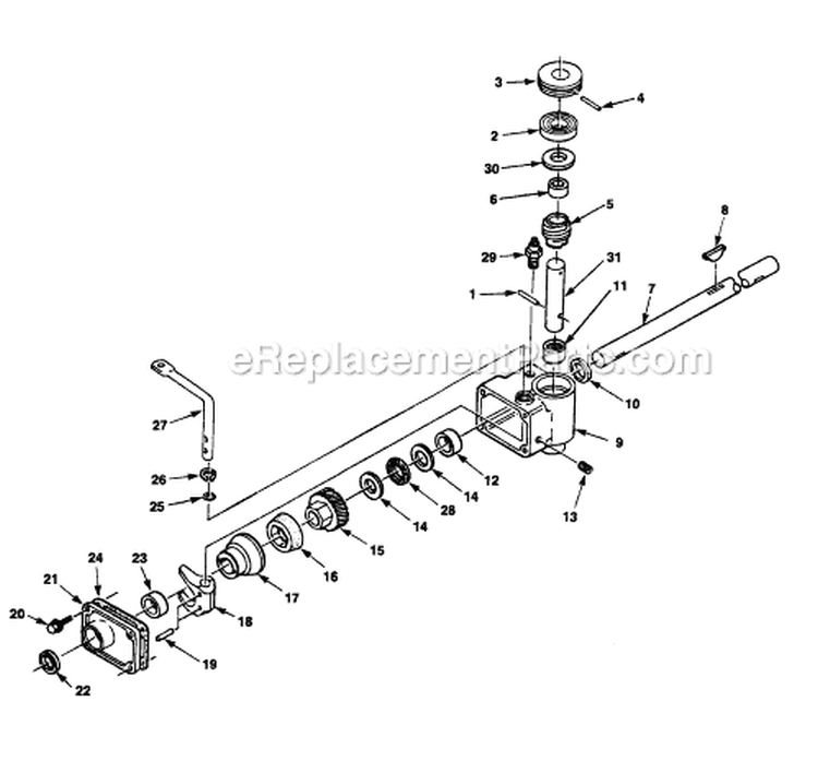 Page A Diagram and Parts List for HSD20P2 UT-30143 Homelite Lawn Mower