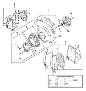 Back Pack, Tube Kit And Handle Diagram and Parts List for BP250I UT-08097 Homelite Leaf Blower / Vacuum