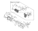 Page E Diagram and Parts List for 150E UT-10452-B Homelite Chainsaw