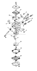 Page A Diagram and Parts List for 150E UT-10452-B Homelite Chainsaw