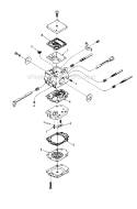 Page B Diagram and Parts List for 150W UT-10513-A Homelite Chainsaw