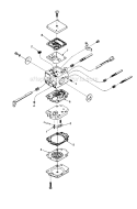 Page B Diagram and Parts List for 150W UT-10513-B Homelite Chainsaw