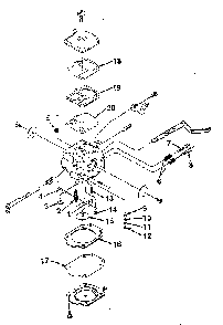 Carburetor C2s-H5 A-96481 (Zama) Diagram and Parts List for SUPER2-UT10653  Homelite Chainsaw