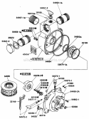 Pump Diagram and Parts List for 160TP41A UT-01512 Homelite Water Pump
