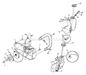Page F Diagram and Parts List for 180 UT-10721-B Homelite Chainsaw