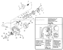 Page D Diagram and Parts List for 180 UT-10727-C Homelite Chainsaw