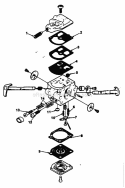Page G Diagram and Parts List for 245 UT-10631-B Homelite Chainsaw