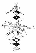Page F Diagram and Parts List for 245 UT-10631-B Homelite Chainsaw