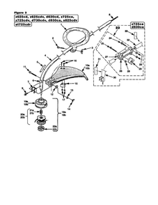 Drive Shaft Housing Diagram and Parts List for UT20635-R  Homelite Trimmer