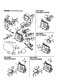 Control Box Diagram and Parts List for UT-04005  Homelite Generator
