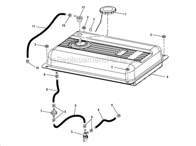 Page C Diagram and Parts List for PS907000  Homelite Generator