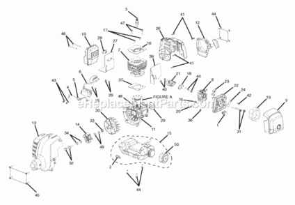 Part Location Diagram of 2917801 Homelite Ignition Coil