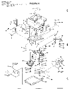 Riding-figure 4 Diagram and Parts List for 34551  Homelite Lawn Mower