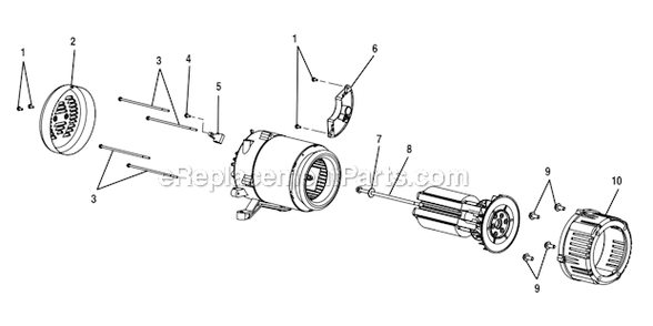 Page B Diagram and Parts List for PS7000  Homelite Generator