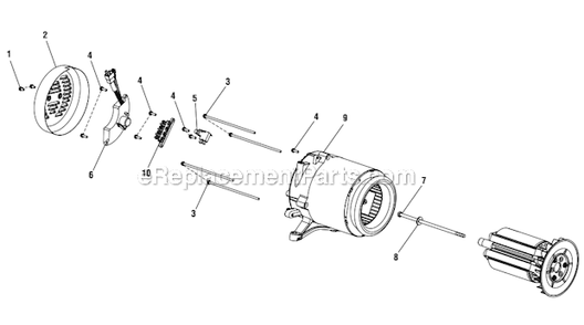 Page B Diagram and Parts List for PS905000  Homelite Generator