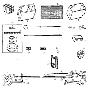 Part Location Diagram of 24443 Homelite Conversion kit