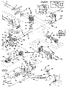 Replacement parts Diagram and Parts List for HGT17  Homelite Trimmer