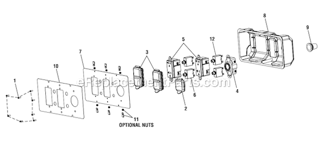 Page D Diagram and Parts List for PS906025  Homelite Generator